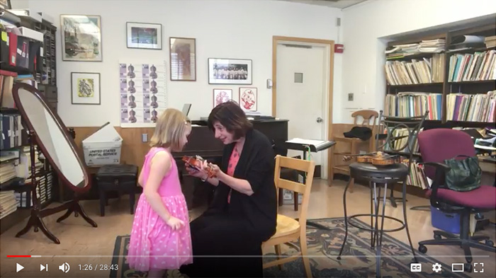 Streaming lessons with Mimi Zweig